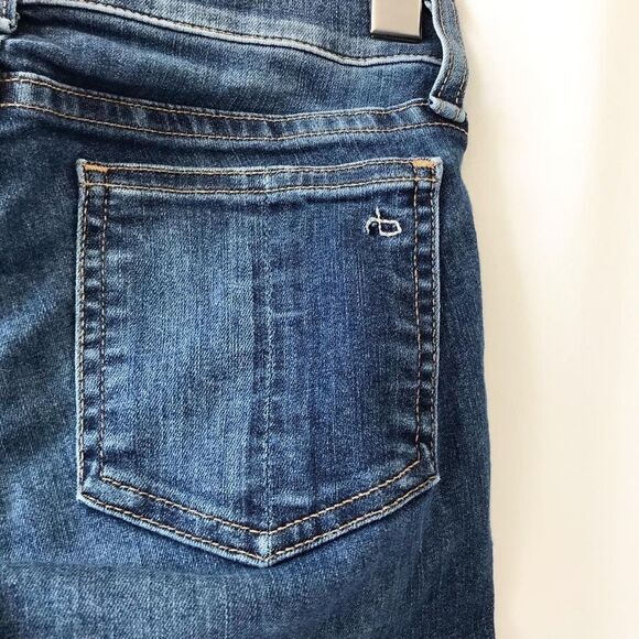 Rag & Bone whiskered Capri Skinny Jeans Size 24 - Picture 9 of 13
